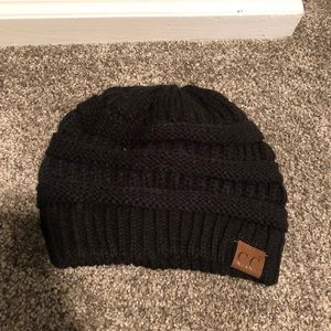 Black beanie